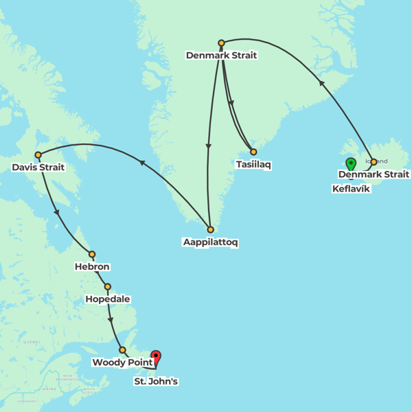 Tour | Across the North Atlantic: Iceland, Greenland & Labrador