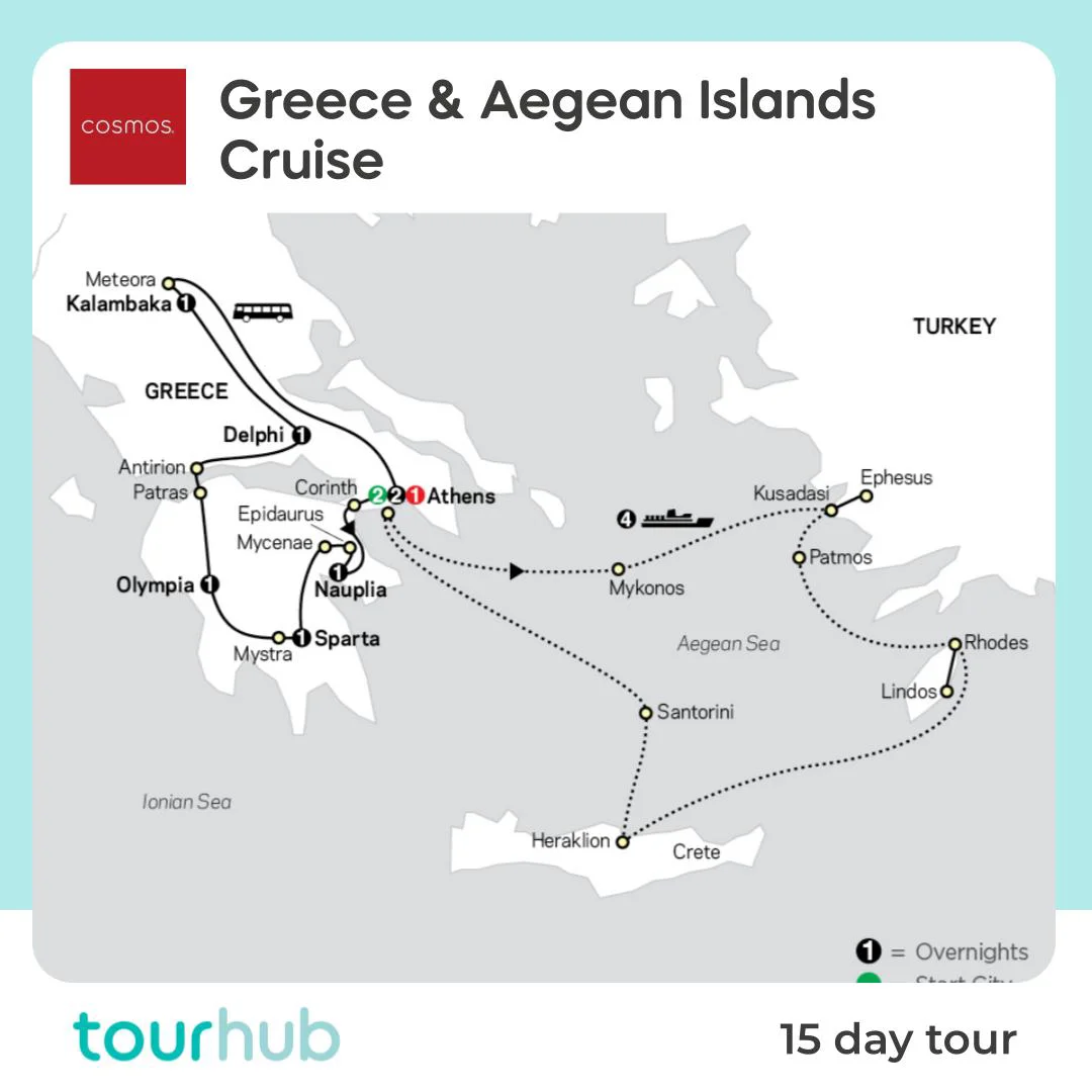 Tour | Greece & Aegean Islands Cruise | Cosmos | 6660-2027