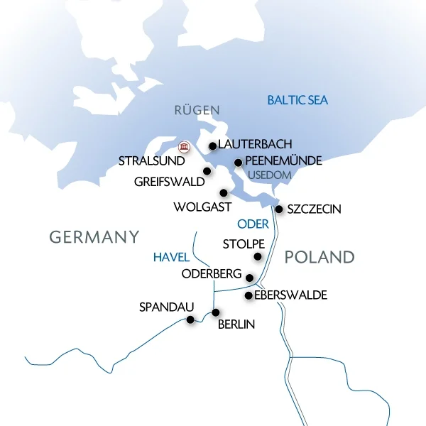 Tour | From Stralsund to Berlin: The Baltic Sea and the Oder and Havel ...