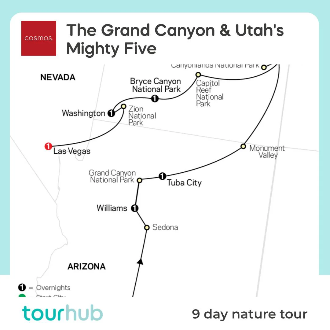 Tour | The Grand Canyon & Utah's Mighty Five | Cosmos | 8610-2026