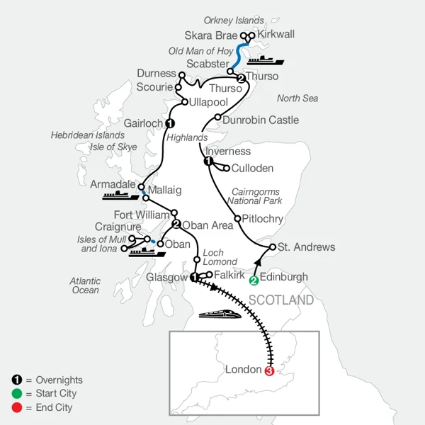 Skar Labra Tour | Scottish Highland Fling with London | Globus | GME-2028
